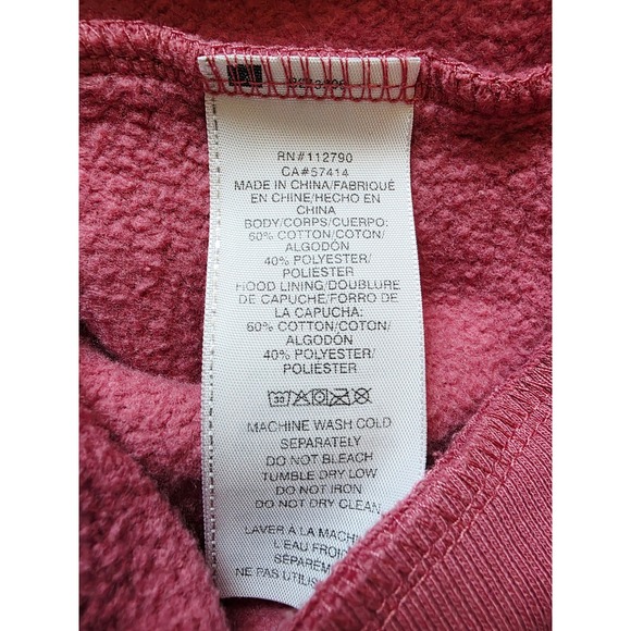 True Religion S Rose Pink Rhinestone Horseshoe Zip Up Hoodie Sweatshirt Women's - Picture 5 of 8